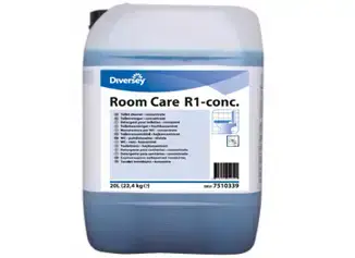 Diferentes tipos de productos/químicos de limpieza para habitaciones (R1 a R9)