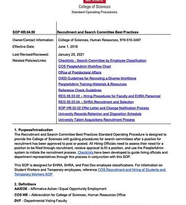 SOP – Modificación o modificación de reservas SOP – Modificación o modificación de reservas